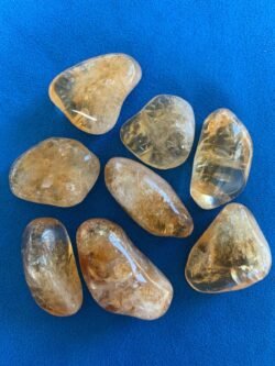 Galets de Citrine Chauffée