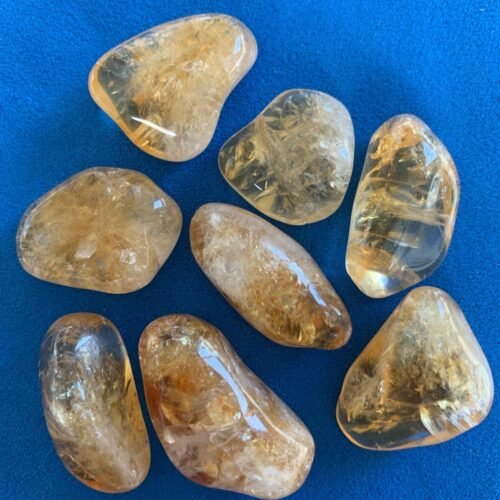 Galets de Citrine Chauffée