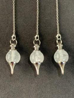 Pendule Sphère en Cristal de Roche