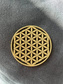 Plaque de Rechargement Fleur de Vie Thermocollé pour Pendule