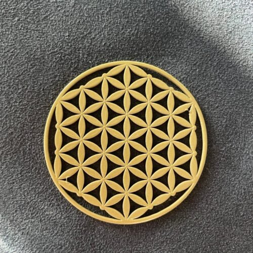 Plaque de Rechargement Fleur de Vie Thermocollé pour Pendule