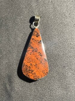 Pendentif en Obsidienne Acajou