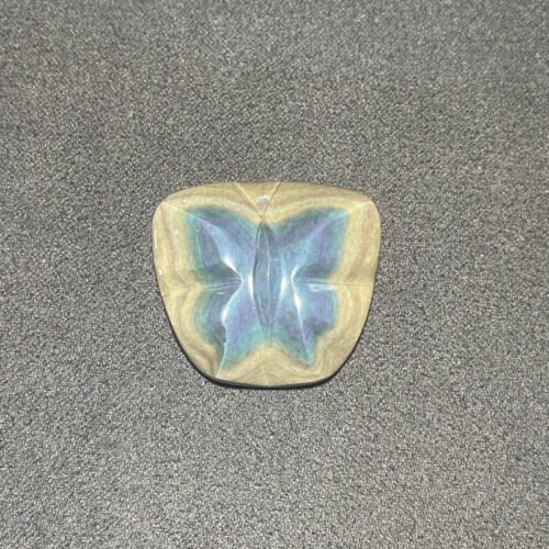 Papillon en Obsidienne Œil Céleste