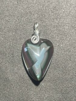 Colombe en Obsidienne Oeil Céleste