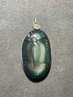 Pendentif Guadalupe en Obsidienne Œil Céleste
