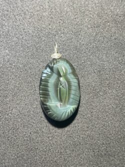 Pendentif Guadalupe en Obsidienne Œil Céleste