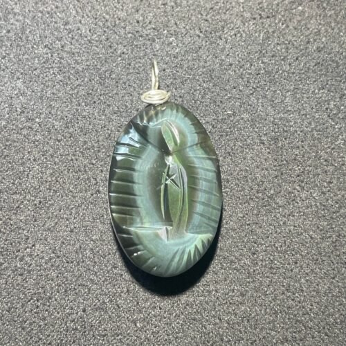 Pendentif Guadalupe en Obsidienne Œil Céleste