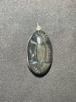 Pendentif Guadalupe en Obsidienne Œil Céleste