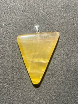 Pendentif Fluorite Jaune
