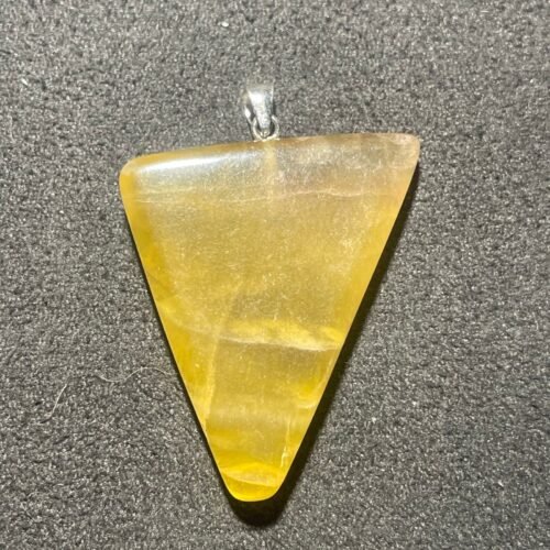 Pendentif Fluorite Jaune