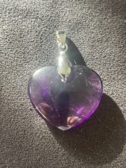 Coeur en Améthyste