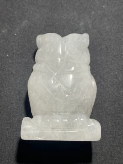 Hibou en Cristal de Roche