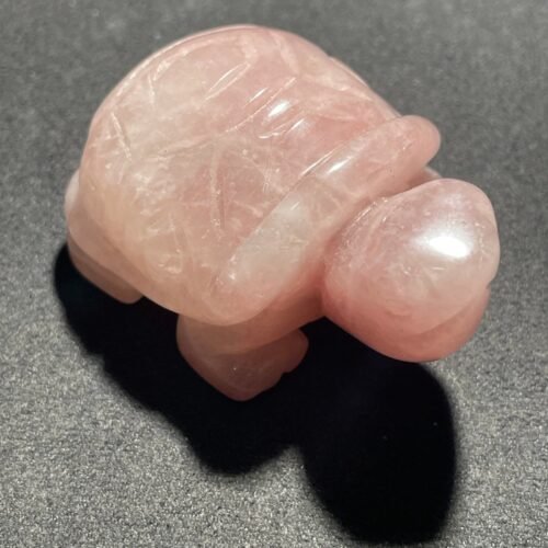 Tortue en Quartz Rose