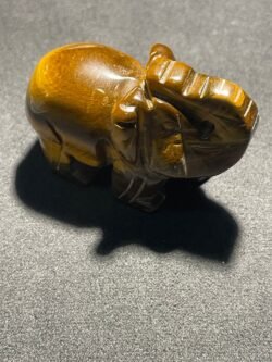 Éléphant en Œil de Tigre