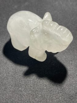 Éléphant en Cristal de Roche
