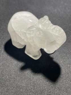 Éléphant en Cristal de Roche