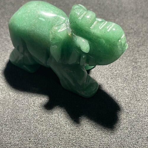 Éléphant en Aventurine Verte