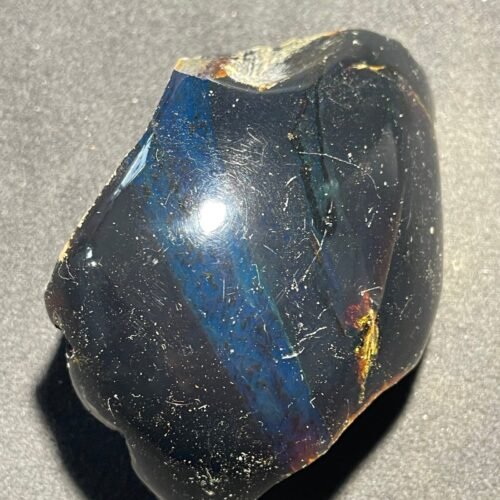 Ambre Bleu Brut de Sumatra