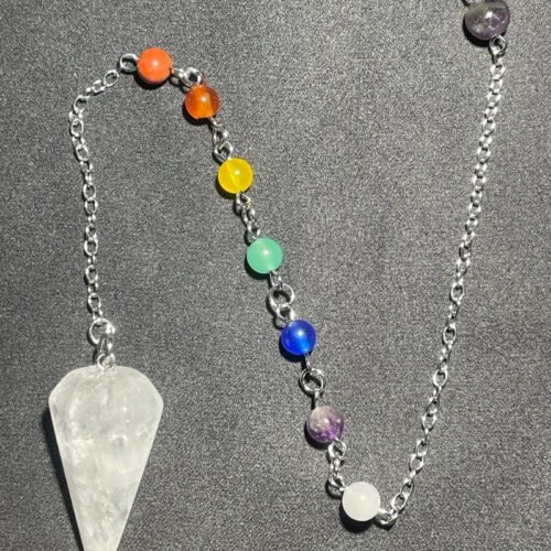 Pendule Pointe à Faces en Cristal de Roche