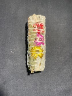 Bâton de Sauge Blanche et Fleurs + Cèdre