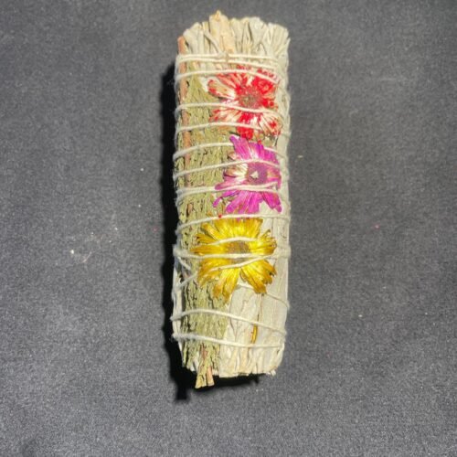 Bâton de Sauge Blanche et Fleurs + Cèdre