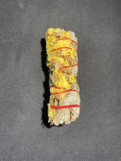 Bâton de Sauge Blanche et Fleurs jaunes