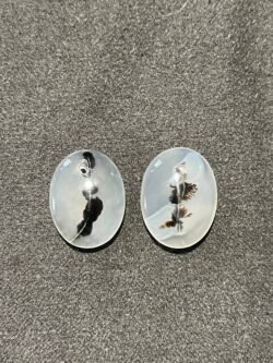 Agate de Java en Paire