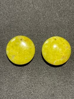 Opale verte en paire