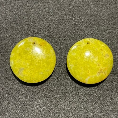 Opale verte en paire