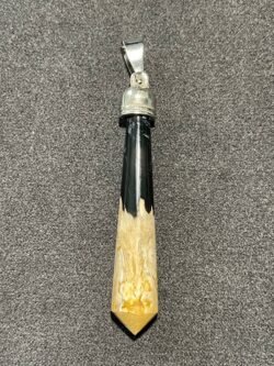 Pendentif Pendule en Racine de Palmier