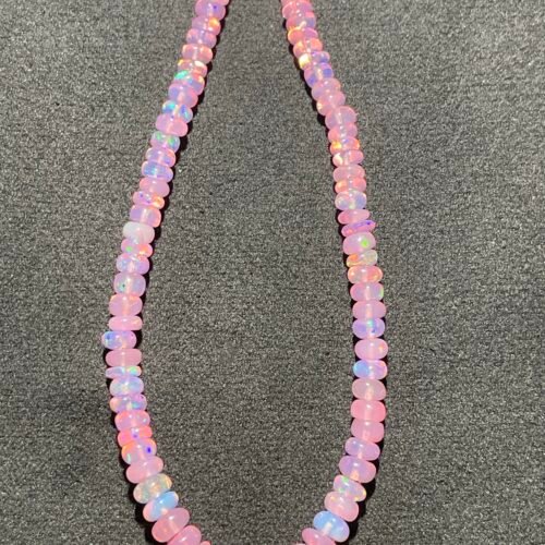 Fil de Perles d Opale Rose