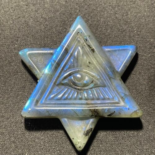Pendentif Oeil d Horus en Labradorite