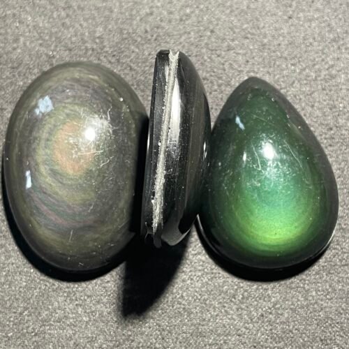 Obsidienne Œil Céleste Rainurée