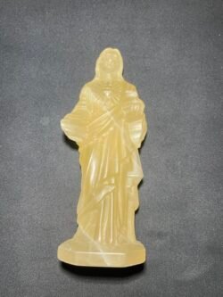 Christ en Quartz Jaune