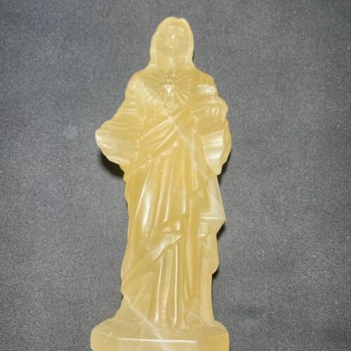 Christ en Quartz Jaune