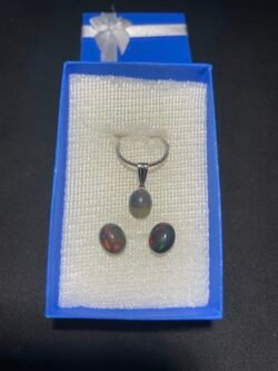 Parure Opale Welo Noire