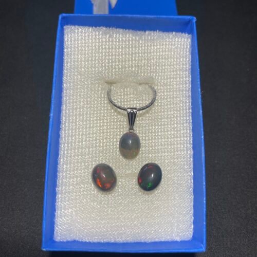 Parure Opale Welo Noire