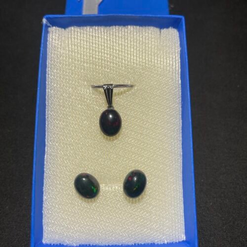 Parure Opale Welo Noire