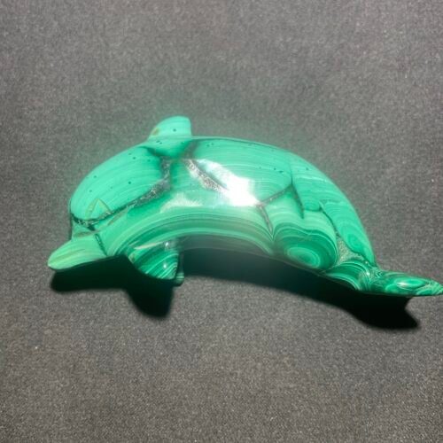 Dauphin en Malachite