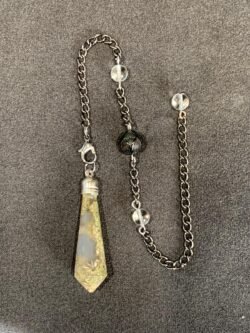 Pendule Agate Mousse Naturelle