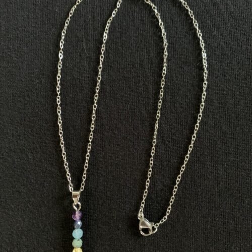 Collier 7 Chakras Luxe Argenté