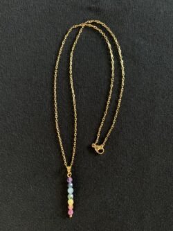 Collier 7 Chakras Luxe Doré
