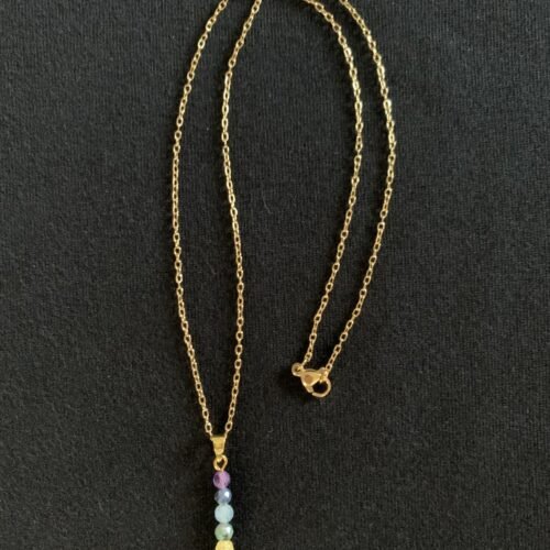 Collier 7 Chakras Luxe Doré