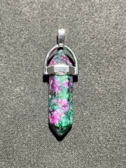 Double Pointe en Rubis Zoïsite