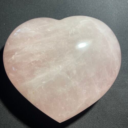 Coeur Géant en Quartz Rose