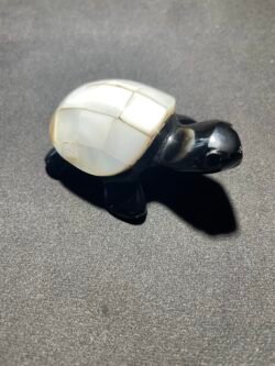 IMG_5812 Tortue en Obsidienne Noire et Nacre