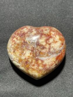 Coeur en Opale Rouge