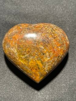 Coeur en Jaspe Héliotrope