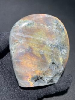 Forme Libre en Labradorite Pourpre Orange