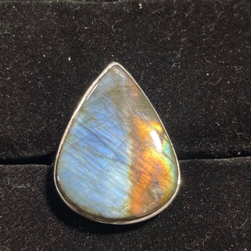 Bague Argent en Labradorite Spectrolite